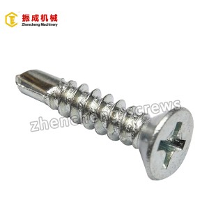 Europe style for Custom Plastic Head Screw - Philip Flat Head Self Tapping And Self Drilling Screw 7 – Zhencheng Machinery