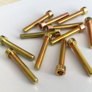 color-zinc hex socket screw