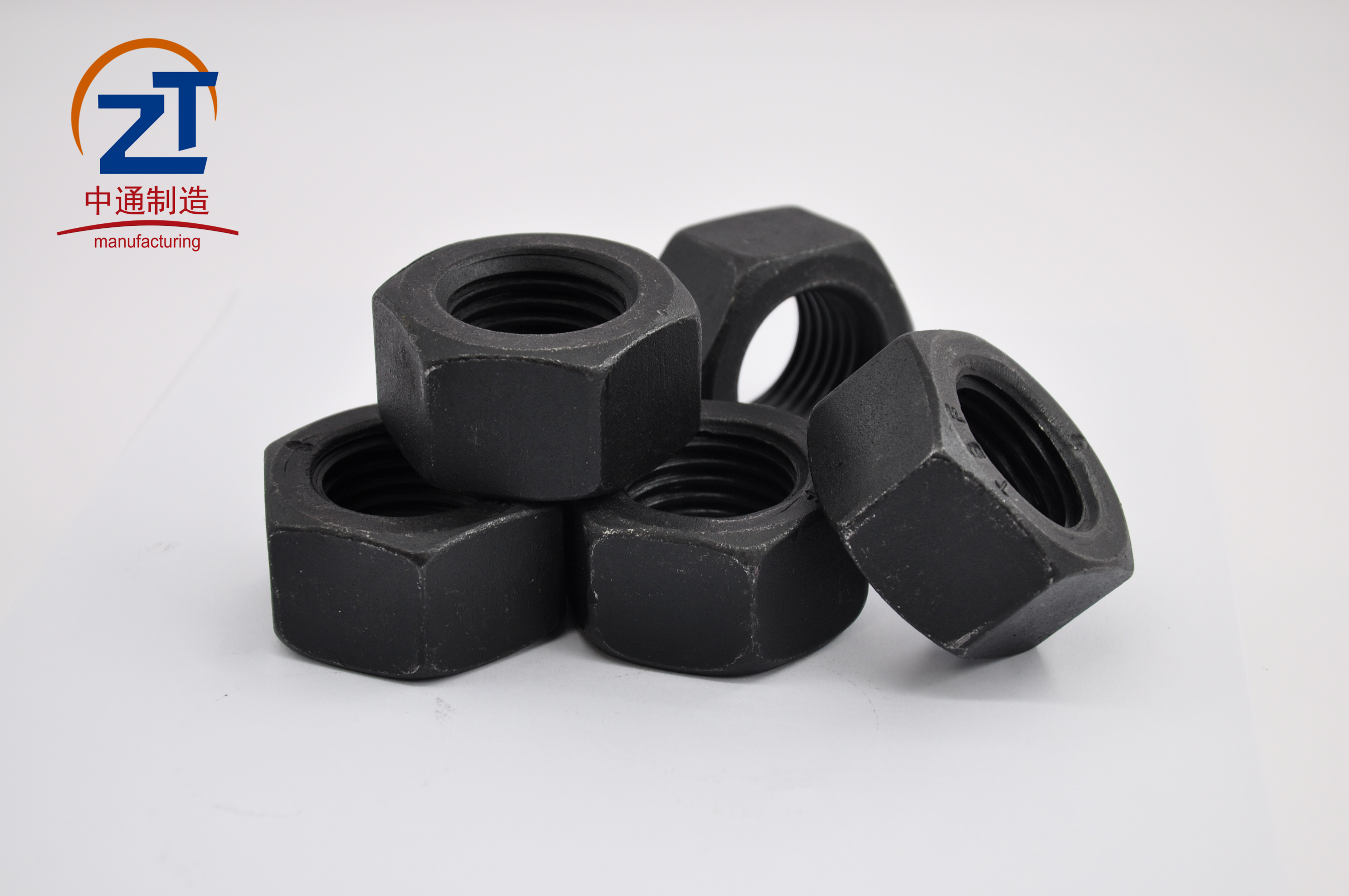 China wholesale custom heavy carbon steel stainless black insert thin hexagon head nut and bolt din934 galvanized m6 m5 hex nut