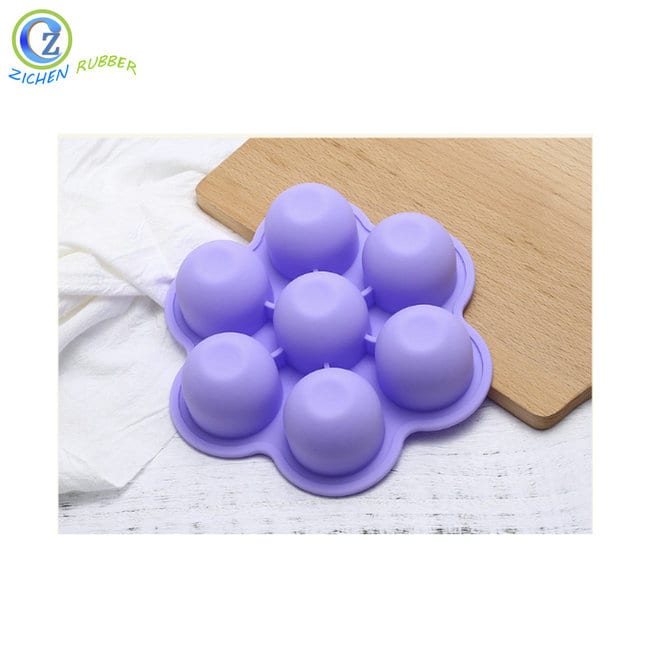 Good quality Silicone Measuring Cups - Flexible Ice Trays Custom Silicone Ball Shaped Ice Cube Tray – Zichen