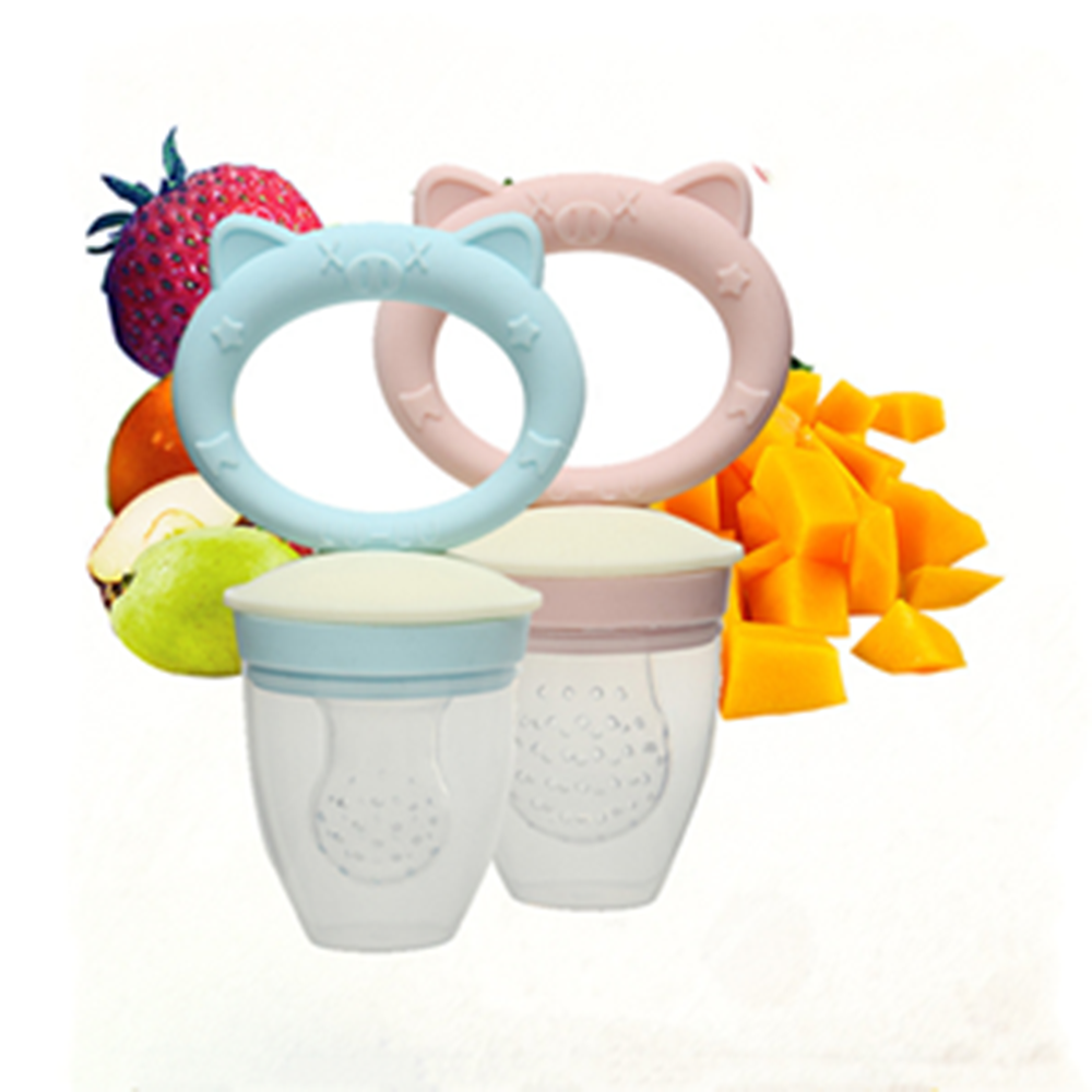 BPA-FREE silicone baby pacifier food grade silicone feeding fruit pacifier Featured Image