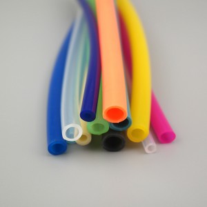 Silicone tube food grade tourniquet pharmaceutical transparent platinum non-toxic, tasteless, high temperature resistant extruded colored hose