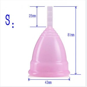 CE Certificate Gamc02 New Brand Anytime International Brand Soft Menstrual Silicone Period Cup Large Size And S Size For Feminine Hygiene