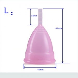 Online Exporter Factory OEM Eco Silicone Menstrual Cups 100% FDA Medical Reusable Silicone Soft Menstrual Period Cup for lady
