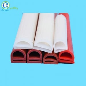 Hot New Products Red Nbr Hard Rubber O Ring - Waterproof Extrusion Silicone Sponge Rubber Door Seal Strip – Zichen