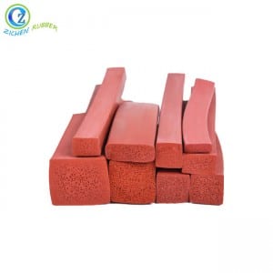 OEM Customized Silicone Tubing Suppliers - Foam Silicone Rubber Strip Elastic Sponge Sealing Strip – Zichen