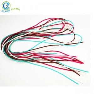 Custom Extruded Colorful Solid Silicone Rope Cord Round Rubber Foam Cord