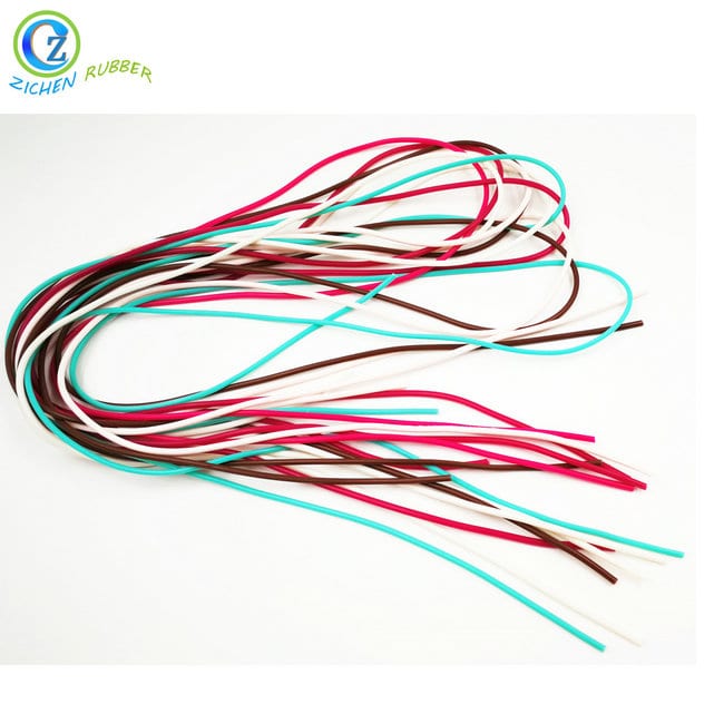 Custom Extruded Colorful Solid Silicone Rope Cord Round Rubber Foam Cord Featured Image