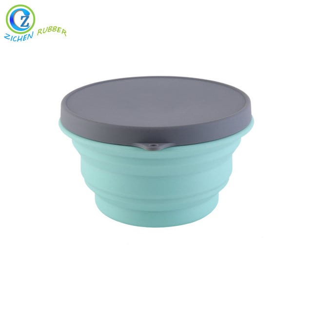 OEM Supply Silicone Cupping Cups - 100% FDA BPA Free Silicone Collapsible Bowl Custom Silicone Folding Bowl – Zichen Featured Image