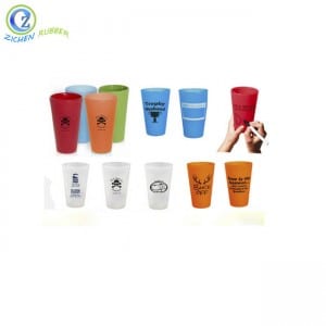 High definition Folding Silicone Cup With Lid - Eco-friendly Collapsible Silicone Measure Cups BPA Free Silicone Water Cup – Zichen