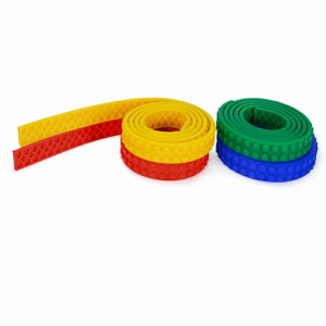 100% FDA BPA Free Silicone Building Block Tape High Quality Silicone Block Tape