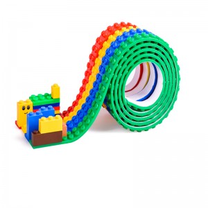 High Quality Reusable Adhesive Silicone Building Block Toy Brick Tape