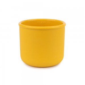 Reusable Silicone Tea Cup Custom Silicone Folding Cup with Lid
