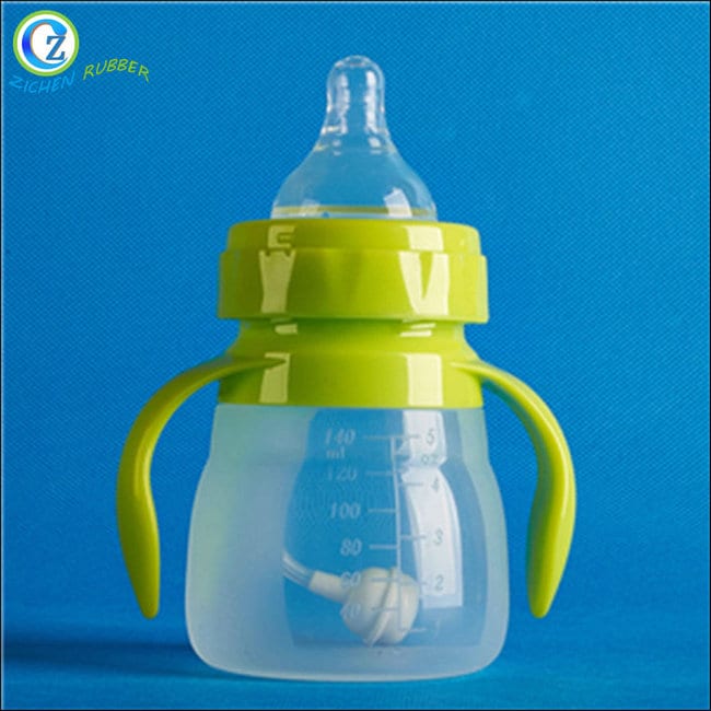 China wholesale Oil Resistant Rubber Seal - 8 Ounce Silicone Baby Bottle BPA Free Baby Silicone Feeding Bottle – Zichen