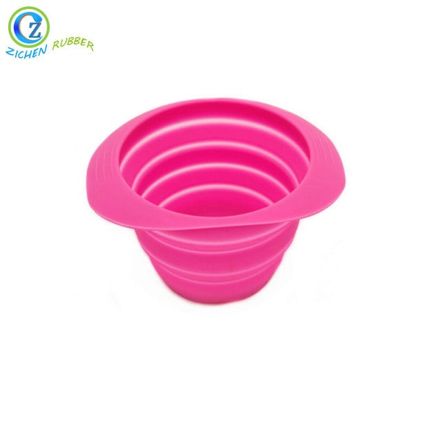 China OEM Silicone Rubber Cup Sleeve - Silicone Collapsible Dog Bowl Durable Silicone Collapsible Bowl With Lid – Zichen