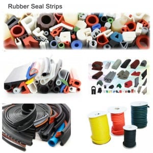 Customized Extruded Silicone Sponge Strip Rubber Sealing Door Strip
