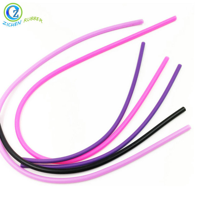 China OEM High Temperature Resistant Rubber Sealing Gasket - Customized Extrusions Silicon Rubber Cord High Quality Solid Silicone Cord  – Zichen