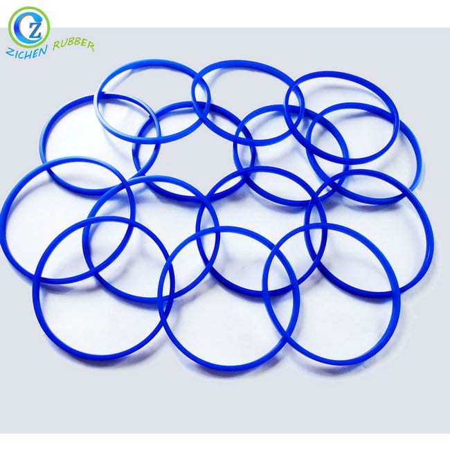 China New Product Extruded Rubber Profiles - Custom 6 Inch Rubber Ring Flexible Elastic Flat FDA Silicone O Ring – Zichen