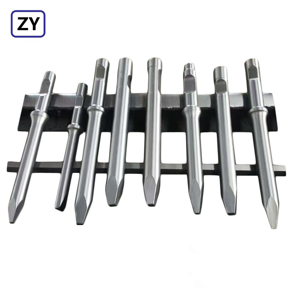 factory Outlets for Hydraulic Breakers For Mini Excavators - Hb880 Hydraulic Breaker Hammer Chisel 42CrMoA for Excavator Breaker Parts – Zhongye