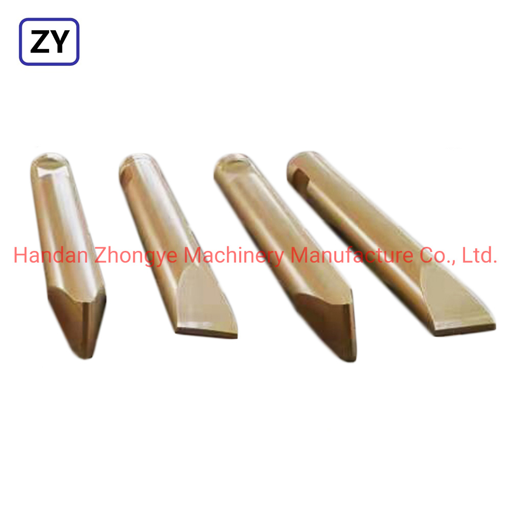 Top Suppliers Chisel Integral Steel - Everdigm Rhb325 Rhb330 Wedge Hydraulic Rock Breaker Hammer Chisel Tool Rod – Zhongye detail pictures