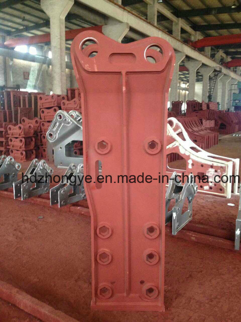 OEM/ODM China Hydraulic Big Stone Breaker - Top Type R&L Type Frame of Hb30g for Hydraulic Jack Hammer Parts – Zhongye