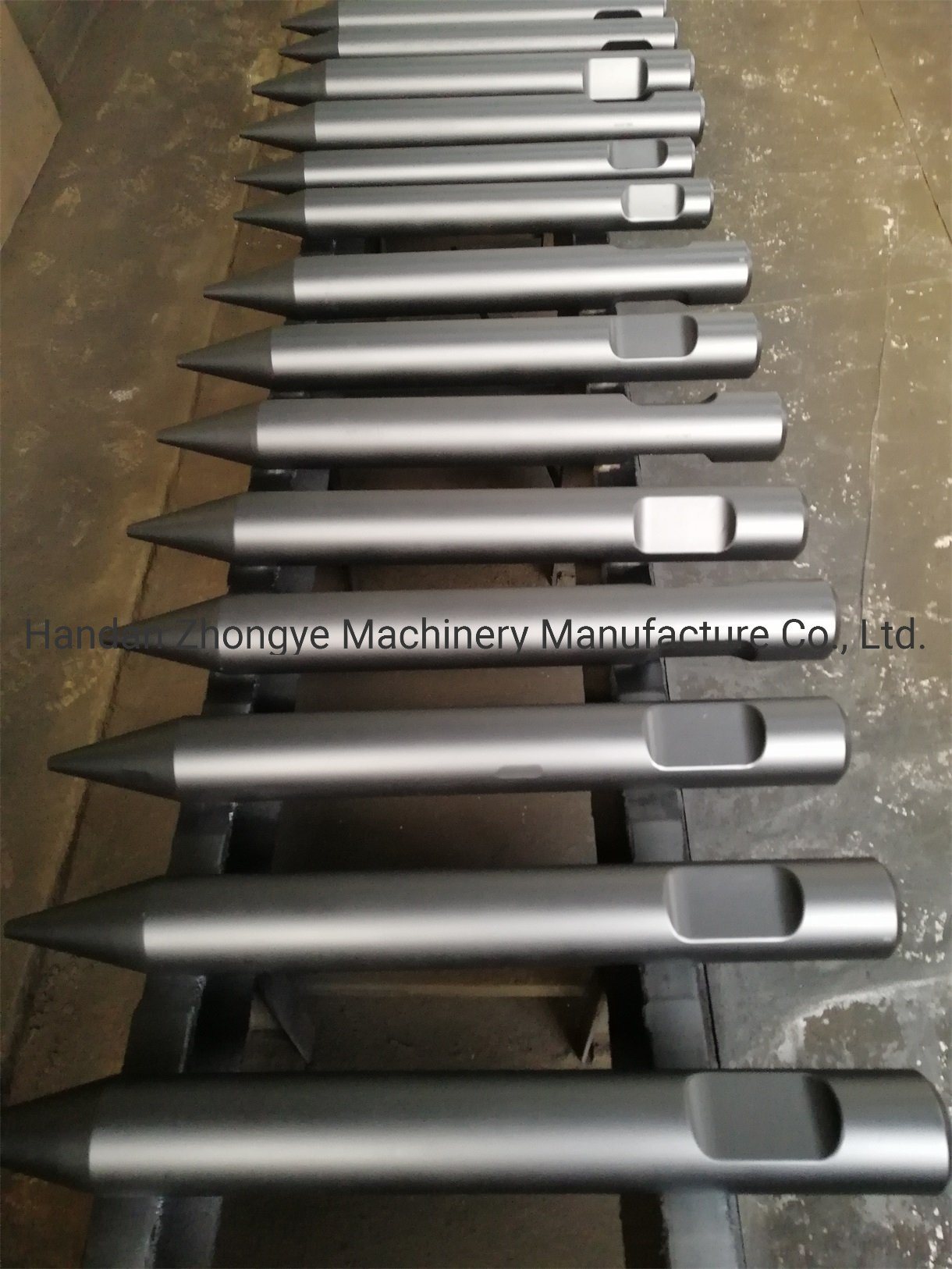 Factory For Set Screw With Through Hole - Rock Breaker Chisels for Excavating Machinery Spare Parts – Zhongye detail pictures