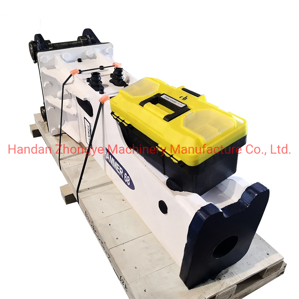 Wholesale Price Hydraulic Breaker Hammer Manufacturer - 2020 High Quality Top Open Slilence Side Type Hydraulic Rock Breaker Hammer for Excavator – Zhongye