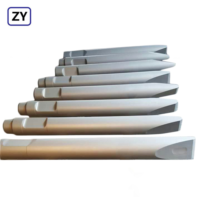 Factory wholesale Furukawa Hydraulic Breaker - Breaker Attachment Hydraulic Hammer Moil Point Chisel – Zhongye