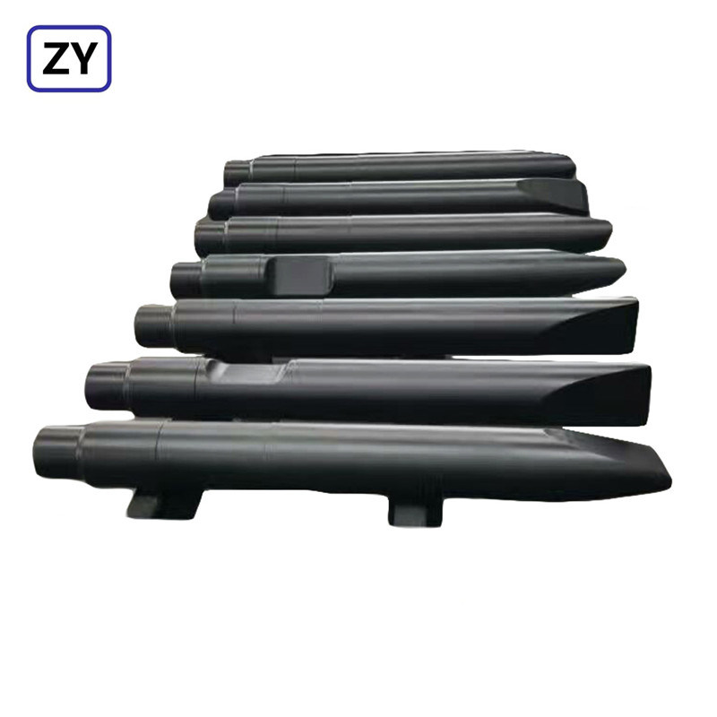 Best quality Hydraulic Breaker 175mm Chisel - Hydraulic Breaker Chisels Saga200 Spare Parts – Zhongye detail pictures