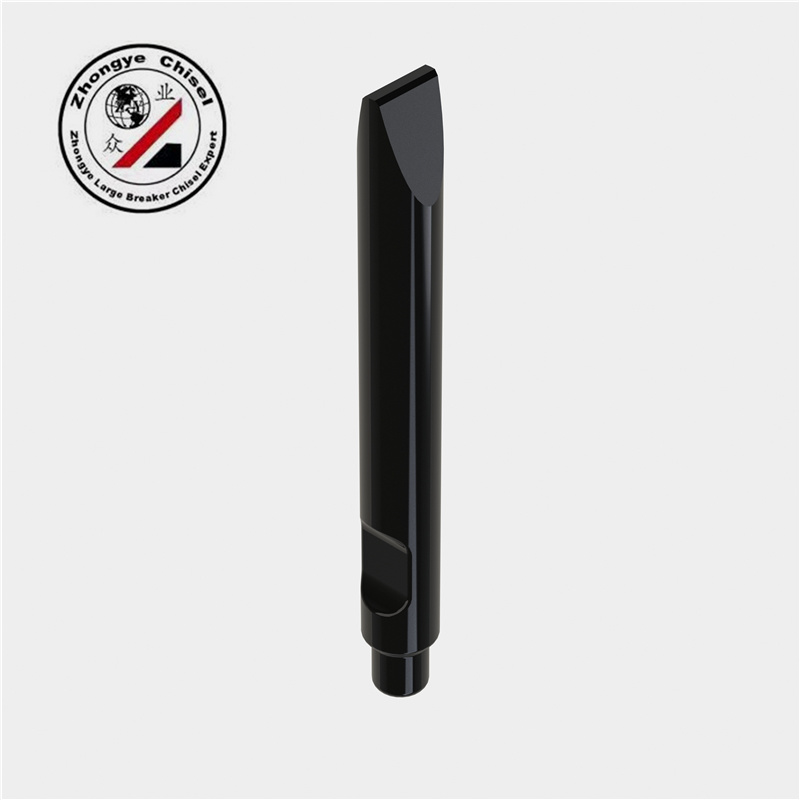100% Original Pneumatic Tool - 40crnimo Everdigm Breaker Hydraulic Breaker Hammer Flat Moil Blunt Chisel – Zhongye