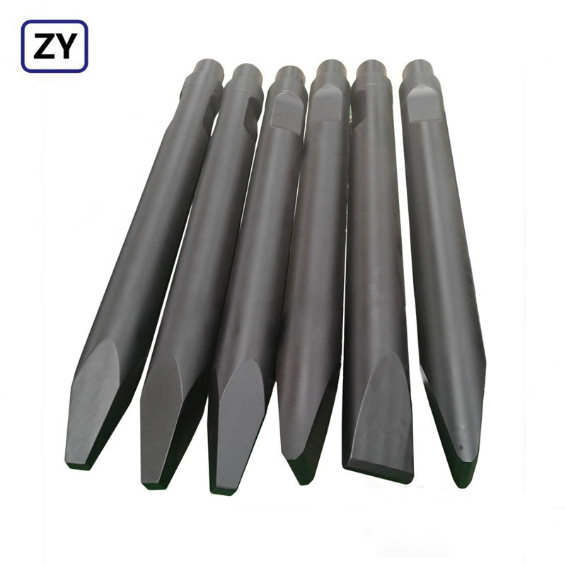 PriceList for Chisel - High Quality Hm200 Hm300 Hm550 Hydraulic Rock Breaker Chisels in Hydraulic Tools – Zhongye detail pictures
