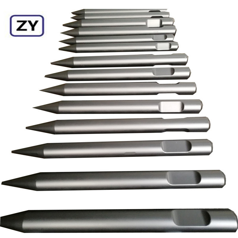 Renewable Design for Excavator Rock Breaker Chisel - Hb280 Multiple Models High End Excavator Hydraulic Breaker Parts Hammer Drill Rod Chisel with Factory Price – Zhongye detail pictures